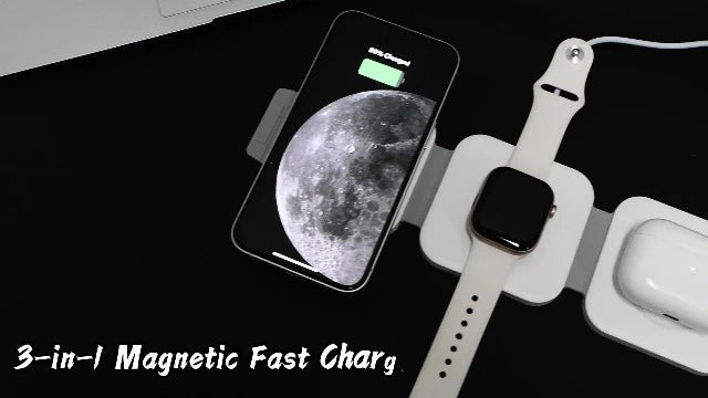 Foldable Magnetic Wireless Charging Station