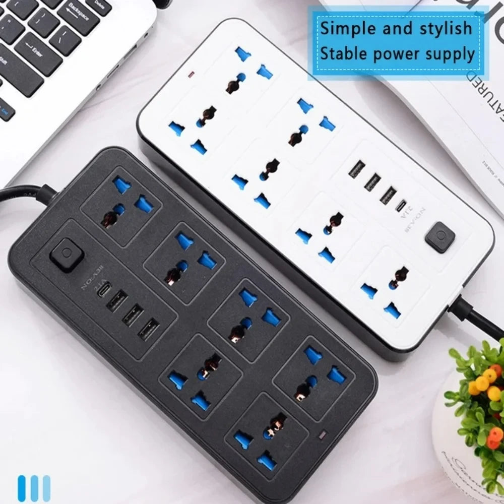 Universal Extension Cord Power Strip