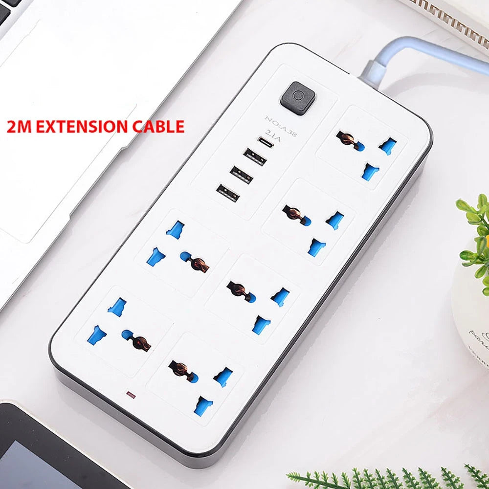 Universal Extension Cord Power Strip