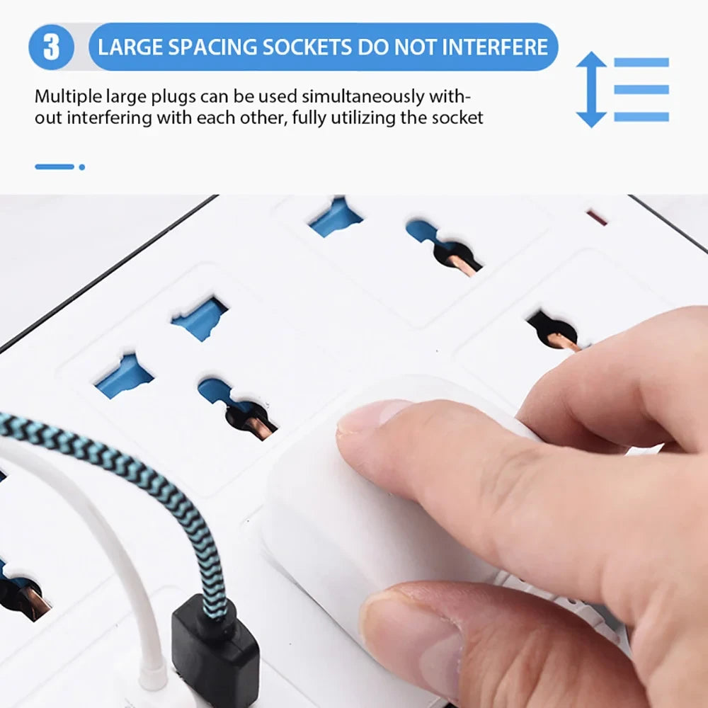 Universal Extension Cord Power Strip
