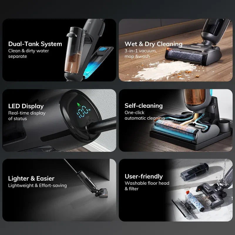 Wireless Wet Dry Smart Mop