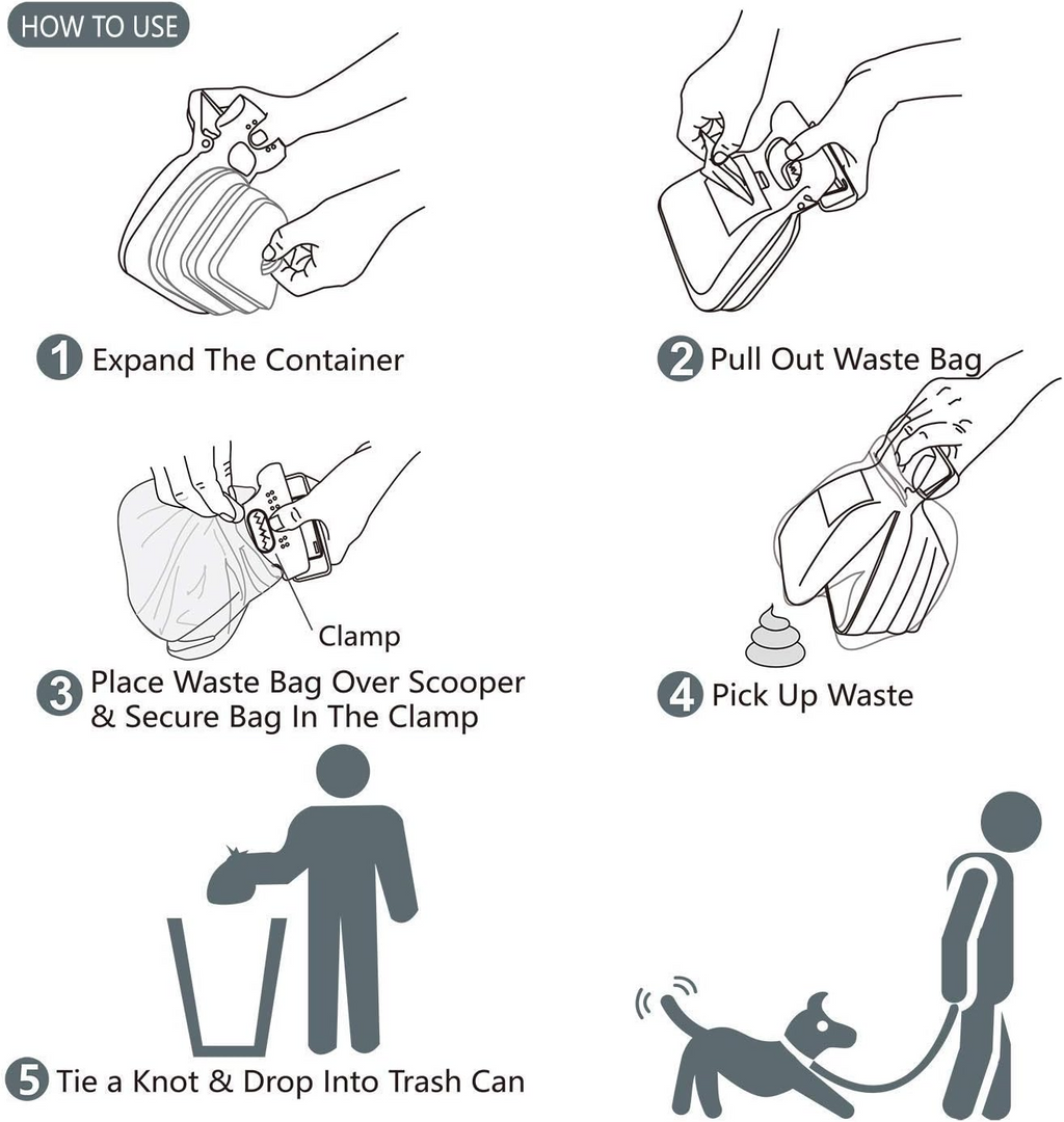 Portable Pet Waste Scoop