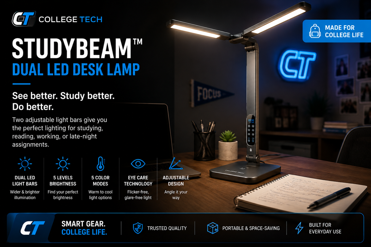 StudyBeam™ Dual LED Desk Lamp